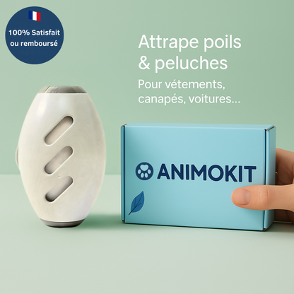 Rouleau Anti-Peluches Réutilisable Animokit – Lavable, Compact, Efficace et Écologique