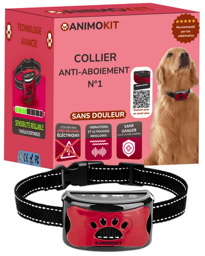 Le collier anti-aboiement sans douleur N°1 - animokit