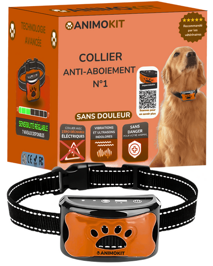 Le collier anti-aboiement sans douleur N°1 - animokit