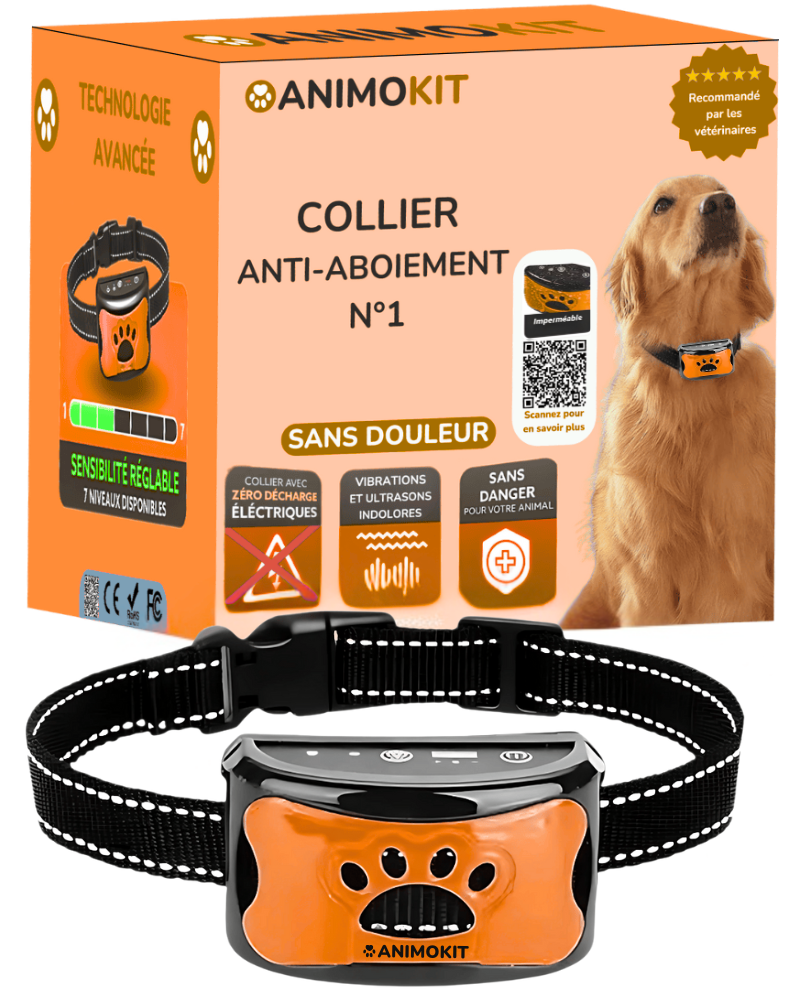 Le collier anti-aboiement sans douleur N°1 - animokit