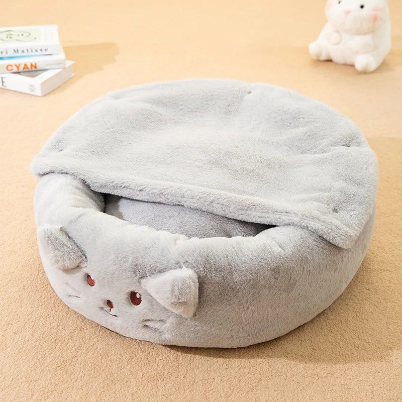 Niche pour Chat et Chien - Confort en Hiver et Toutes Saisons