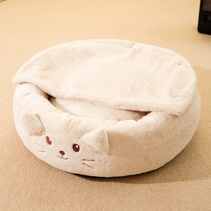 Niche pour Chat et Chien - Confort en Hiver et Toutes Saisons